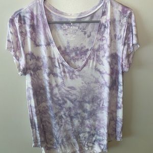 Tye dye American Eagle V neck